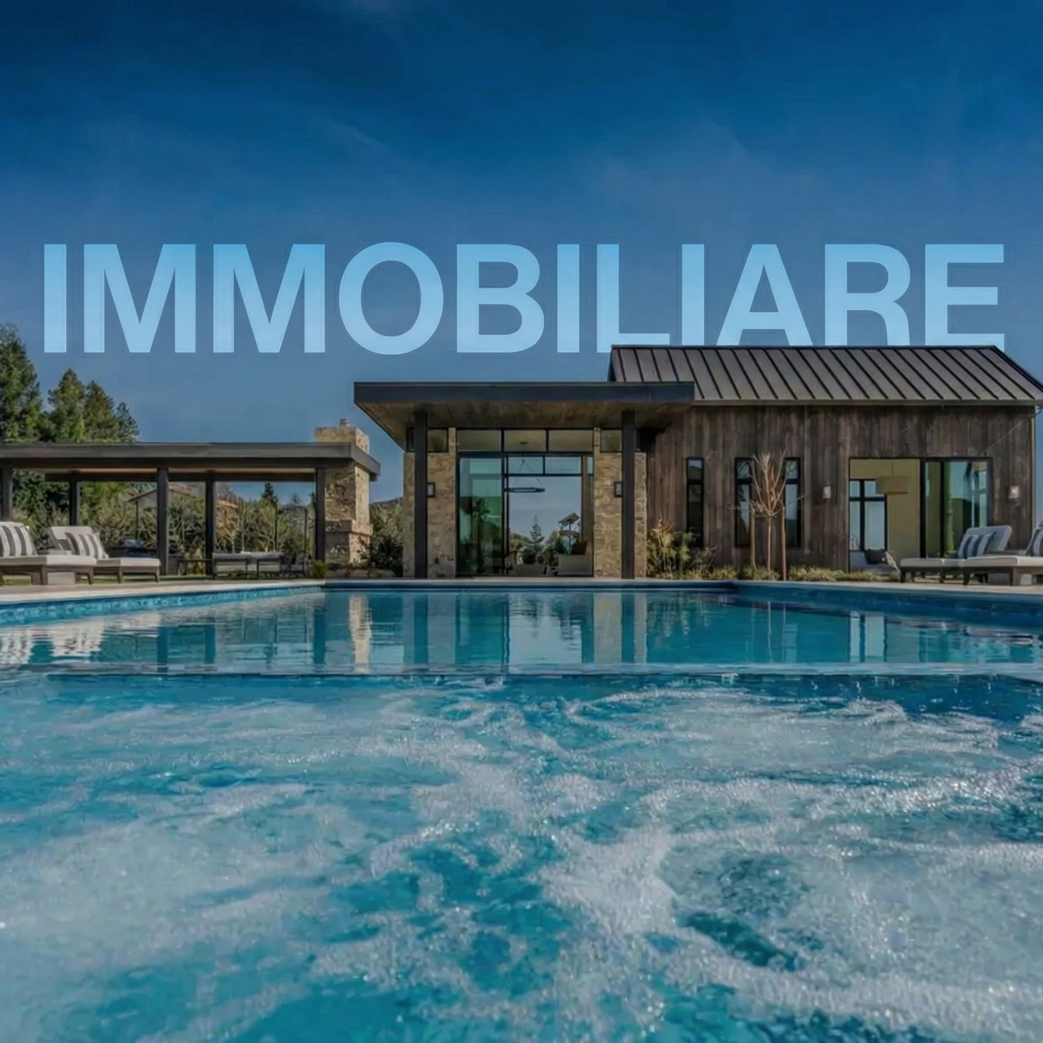 Real estate property with pool
