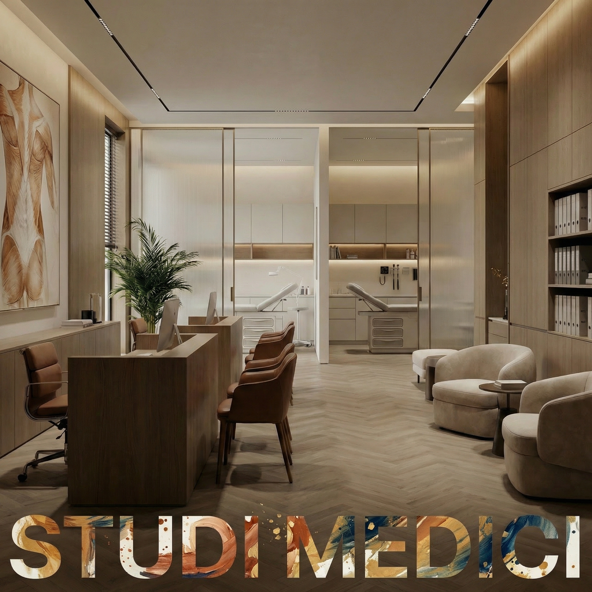 Medical studio interior