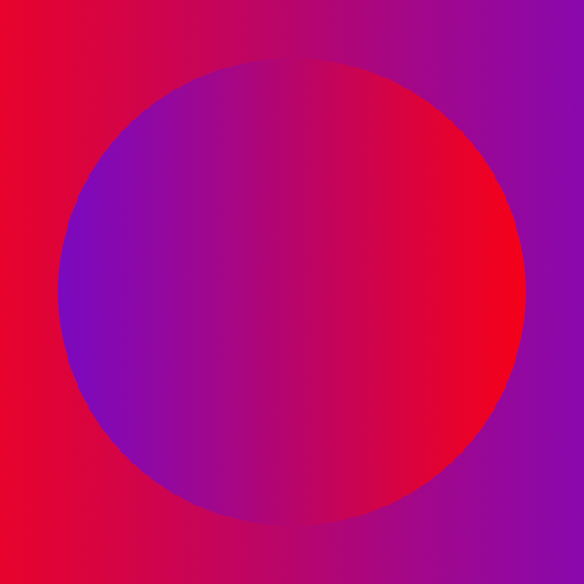 Bold circular campaign visual for marketing transformation