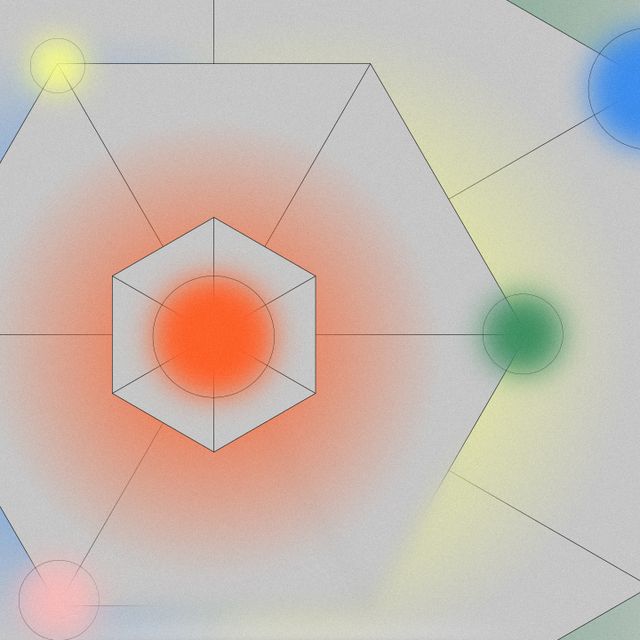 Networked abstract image for fitness and community