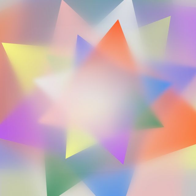 Soft colorful retail-like composition